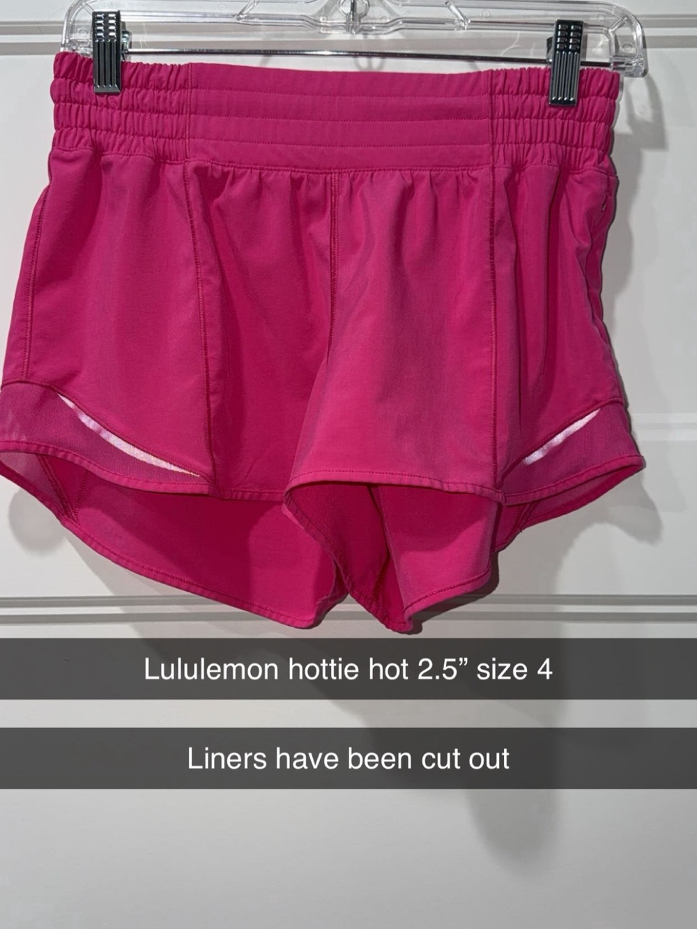 lululemon athletica Women's Running Shorts - Bright Pink
